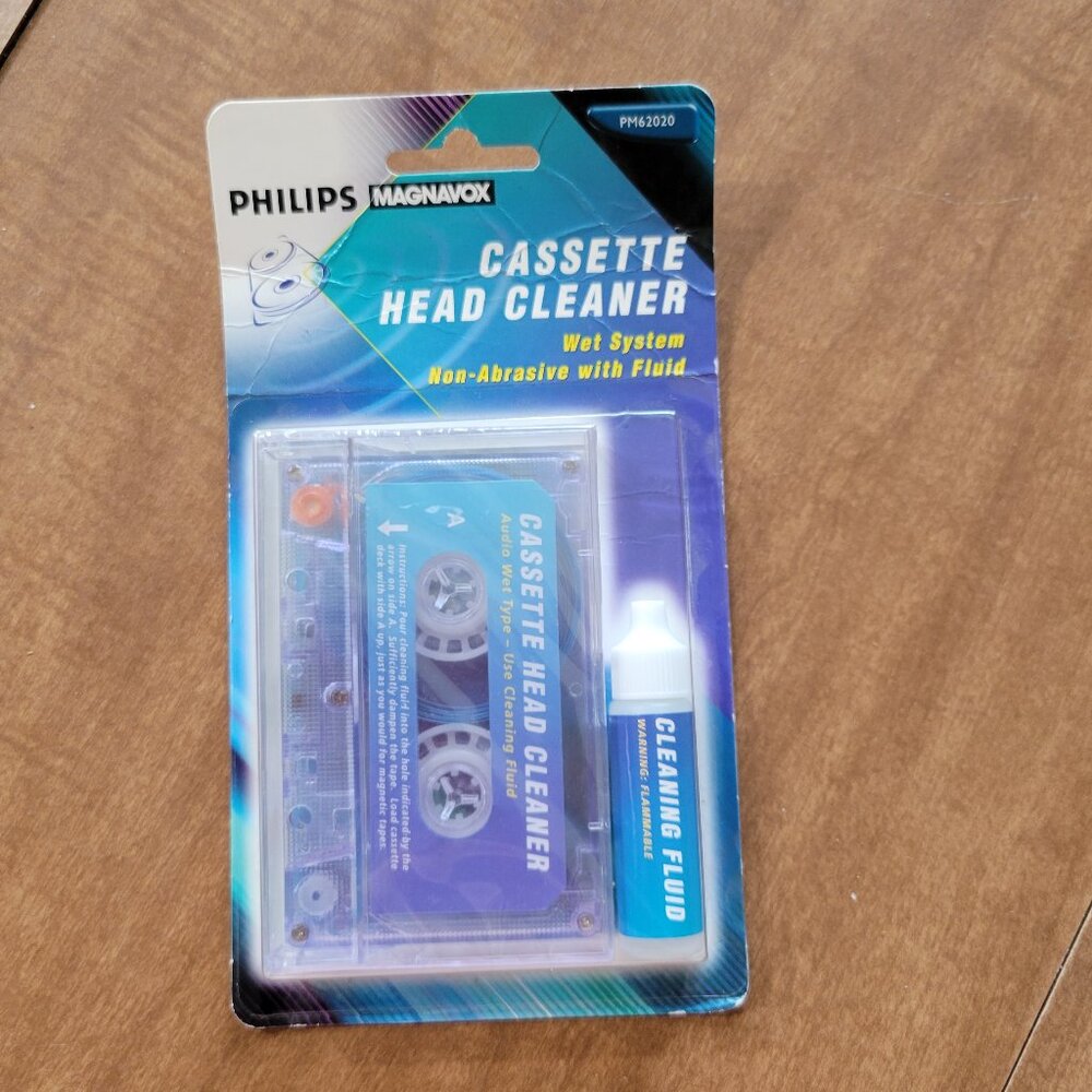 Phillips Magnavox Cassette Head Cleaner